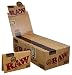 RAW Natural Single Wide Double,UNREFINED ROLLING PAPERS, 25 pack/box