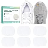 Welnove Schuh-Reparaturpflaster für Großzehenlöcher – Vorbeugung & Reparatur | Auch für Fersen | Geeignet für Sneaker, Anzugsschuhe und Freizeitschuhe (6 Pares)