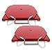 Professional Red Carbon Steel Passenger Car & Light Truck Alignment Turnplate Set