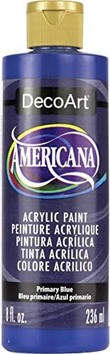 Deco Art Americana 8 Ounce PRMARY BLU, Primary Blue, One Size