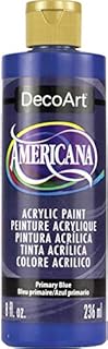 Deco Art Americana 8 Ounce PRMARY BLU, Primary Blue, One Size