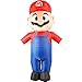 RenKeAi Disfraz Inflable de Super Mario para Adultos Disfraz de Halloween para Fiesta de Disfraces Disfraz de Cosplay de Super Mario Inflable con soplador de Aire - 160-190 cm de Altura