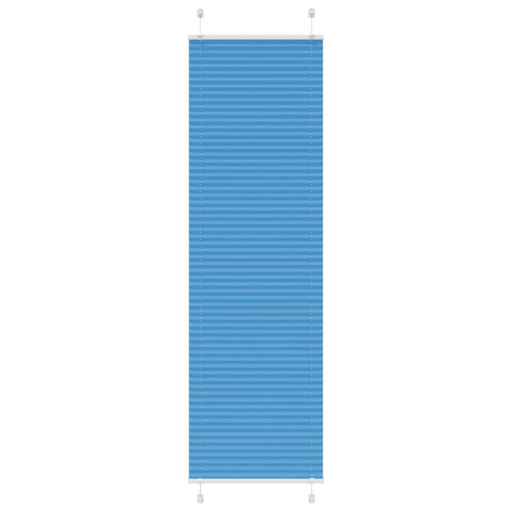Vidaxl (Blue, 65 X 200 Cm) Pleated Blind Anthracite 60X100 Cm Fabric Width 59.4 Cm Polyester