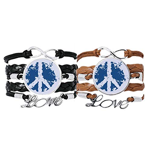 Bracelet en cuir motif symbole rond DIYthinker idéal pour sublimer votre style quotidien