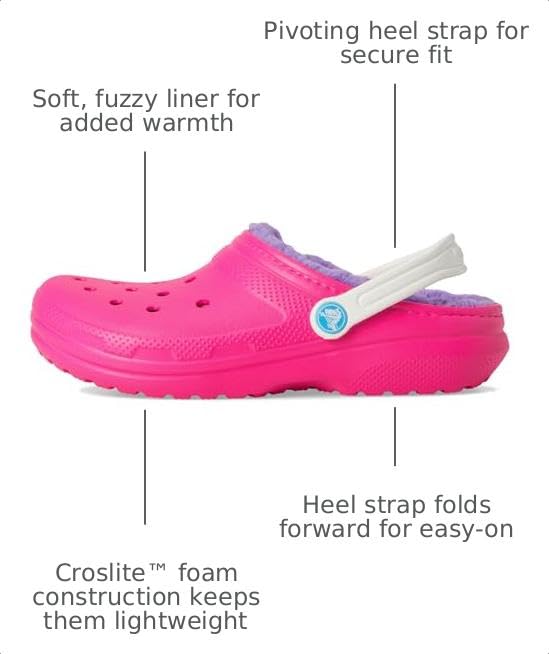 Image of Crocs Kids' Classic Lined Kids Clog