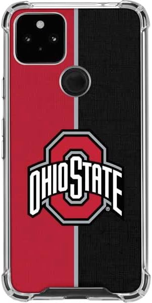 Skinit Clear Phone Case Compatible with Google Pixel 4a 5G - Officially Licensed Ohio State University The Ohio State Buckeyes Design