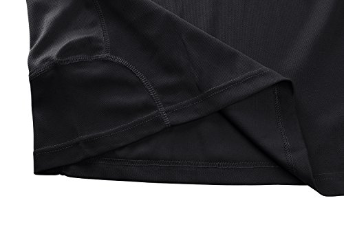 TACVASEN Sneldrogend, T-shirt voor heren, trekking-hemd, casual, outdoortop, met zak met ritssluiting - Image 7