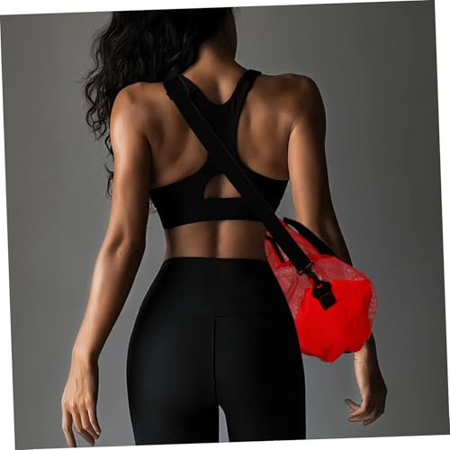 Milisten Straw Beach Bag Mesh Beach Tote for Women Large Tote Bag Mesh s Pool4