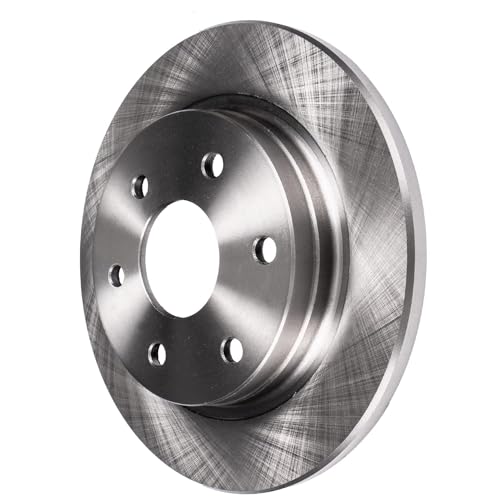 Image of Detroit Axle - Rear Brake Kit for Mercedes-Benz Freightliner Sprinter 1500 2500 [Electrical Parking Brake], Disc Brake Rotors Ceramic Brakes Pads with Hardware Replacement: 11.73 inch inch Rotor