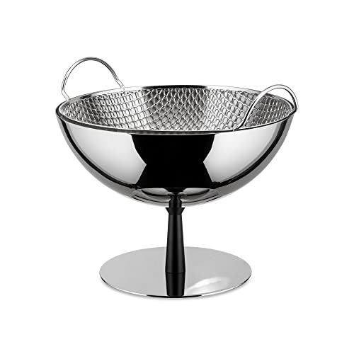 Alessi Fruit Bowl/Colander, Black Foot #TOP1