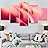 SIGNWIN 5 Panel Canvas Wall Art Pink Petal for Home Decorations Ready to Hang - 60"x32"x5 Panels