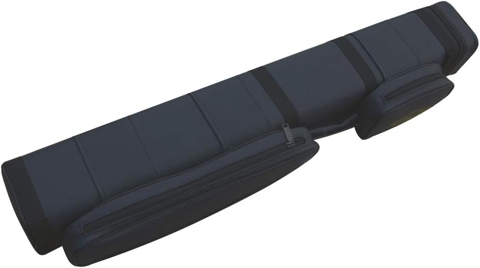 J&J New Champion Leather 3x6 Hard Pool Cue Case for 3 Butts 6 Shafts-Free Bonus Gift (B-0425 Black, 32) : Sports & Outdoors