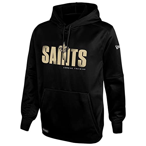 New Era NFL Football Men's Hard Hash Hoodie, New Orleans Saints, Large