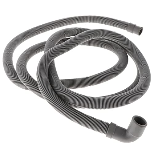 Wswqop Tuyau de Vidange Universel Flexible Coudé pour Lave-linge, 3m