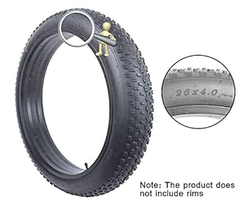 Amazon | 26×4.0 ファットタイヤ ファットバイクタイヤ ワイヤー