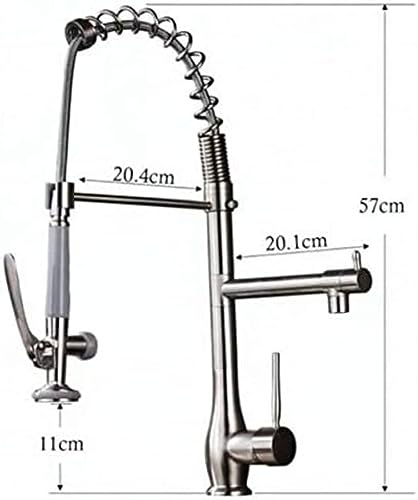 Robinet de cuisine double sortie pour optimiser le lavage avec douchette - 3