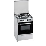  Meireles G1530DVXNAT Independiente Encimera de gas Acero inoxidable - Cocina (Cocina independiente, Acero inoxidable, Giratorio, Acero inoxidable, Parte superior delantera, Esmalte)