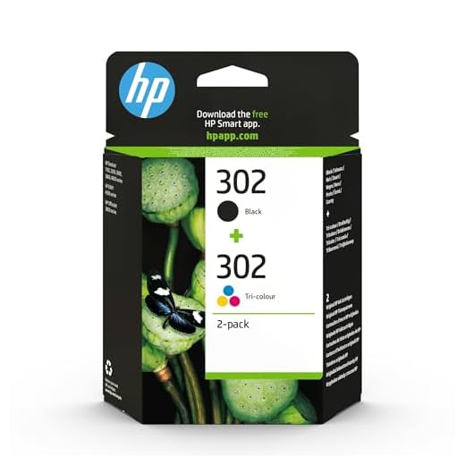 HP X4D37AE 302 Cartucho de Tinta Original, 2 unidades, negro y tricolor (cian, magenta, amarillo)