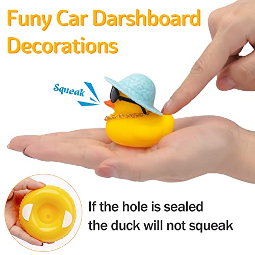 image for wonuu Car Rubber Duck Car Duck Decoration Dashboard Car Ornament for C