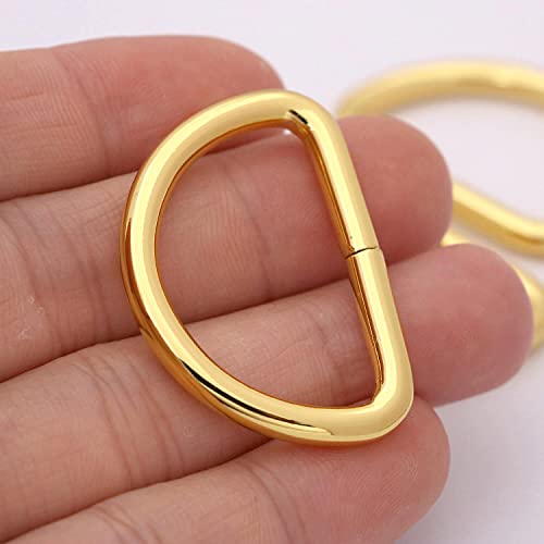 Anéis de metal D Bikicoco com fivela ajustável para bolsa, bolsa, mochila de ombro, cinto, tecido, c