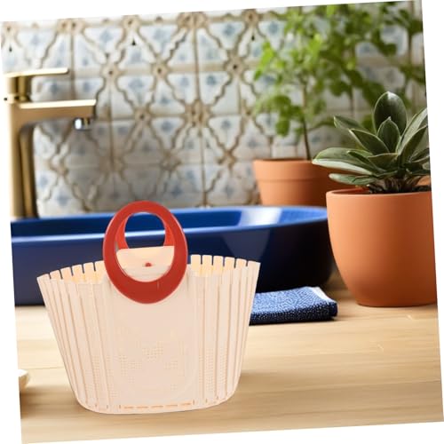 Panier plastique pliable suspendable pour organiser le linge de maison - 7