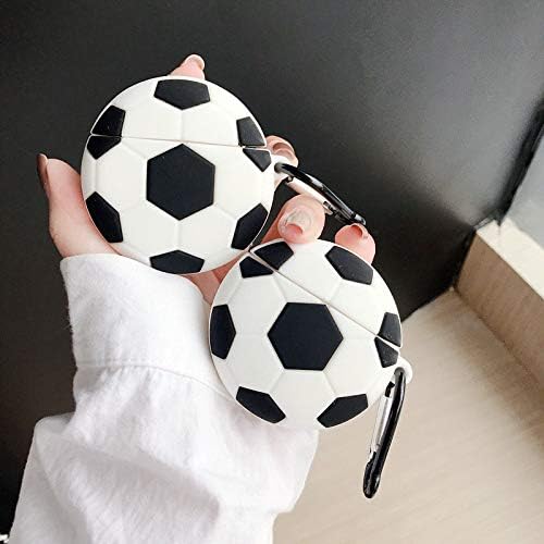 Miniatura 4 de Funda de fútbol 3D para Airpod 3rd (no Airpod 2 1 o Pro), 3D lindo Kawaii para adolescentes niños y hombres, encantador estilo deportivo de fútbol