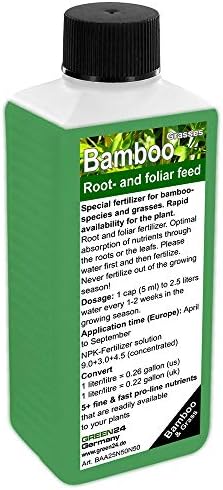 Bamboo Liquid Fertilizer HighTech NPK for bamboos and grasses, root/foliar - Professional Plant Food