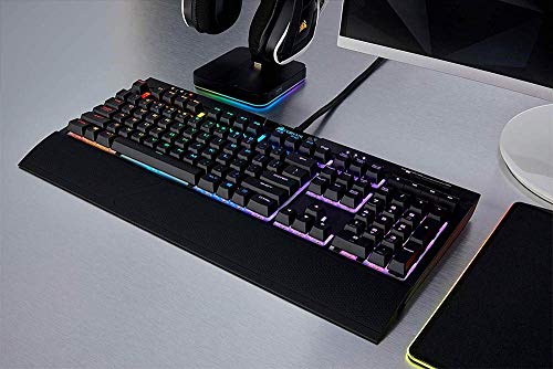 Corsair Strafe RGB MK.2 Silent Tastiera Meccanica Gaming, Cherry MX Silent, Retroilluminazione RGB Multicolore, Italiano QWERTY, Nero