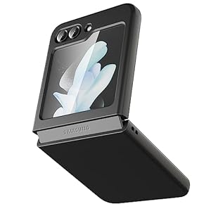 for Samsung Galaxy Z Flip 5 Case: Shockproof Protective Phone Case for Galaxy Z Flip 5 5G Black