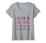 Femme 80 ans femme ça se voit pas humour idée cadeau anniversaire...