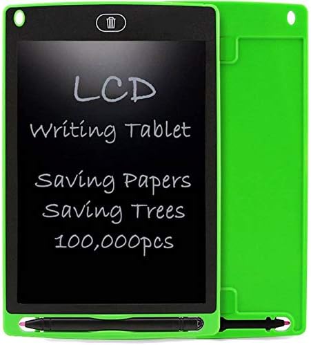 OAN Frizzer 15R 8.5" E-Writer LCD Writing Pad Paperless Memo Digital Tablet/Notepad/Stylus Drawing for Erase Button and Pen to Write (Random Colour)