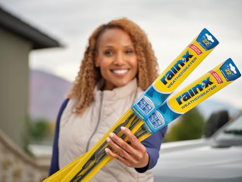 Rain-X 820248 WeatherBeater Wiper Blades, 26" and 17" Windshield Wipers (Pack of 2), Automotive Replacement Windshield Wiper Blades That Meet Or Exceed OEM Quality And Durability Standards by Rain-X - Image 3