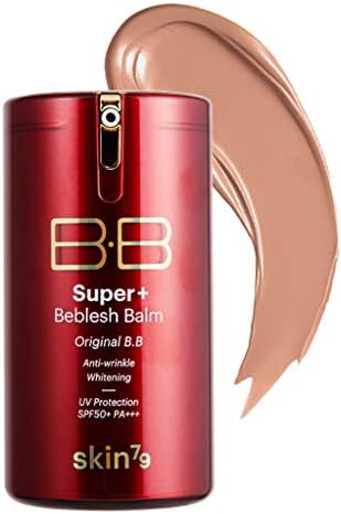 [SKIN79] Super Plus Beblesh Balm Original Bronze BB 1.35 fl.oz. (40g) - Healthy Looking Light and Fresh Texture BB Cream, Moisturizing & Soothing Effect without Smudging