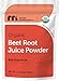 Organic Beet Root Juice Powder, 1 Pound, Natural Nitrates for Energy Booster, Best Superfoods and Flavor for Beverage and Smoothie, No Irradiated, No Contaminated, No GMO and Vegan Friendly