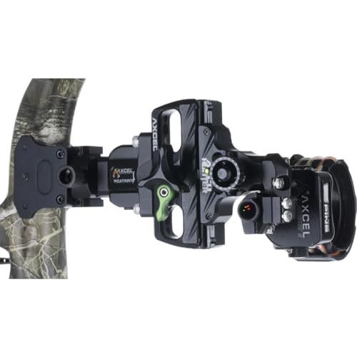 Axcel AccuHunter AccuStat II Picatinny Slider 3 Pin Sight – .019 Black
