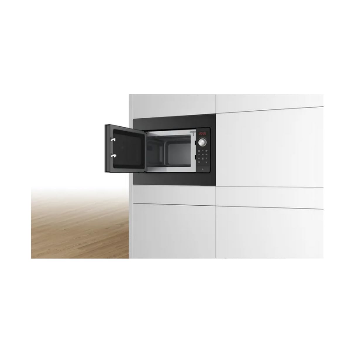 Bosch BFL523MB3F, Série 2, Micro-ondes, Encastrable, Noir