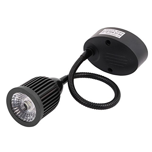 Aexit 85-265V 10W Lighting fixtures and controls Gooseneck Flexible LED Wall Mount Reading Lamp Downlight 40cm Long