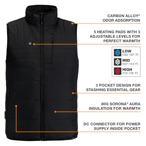 ScentLok BE:1 Reactor Puffy Heated Vest for Hunting – 5-Zone Heating System, Odor Control, Lightweight Insulated Layer3