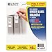Self Adhesive Binder Labels, 2-1/4""x3"", 12/PK, Clear, Sold as 1 Package, 12 Each per Package
