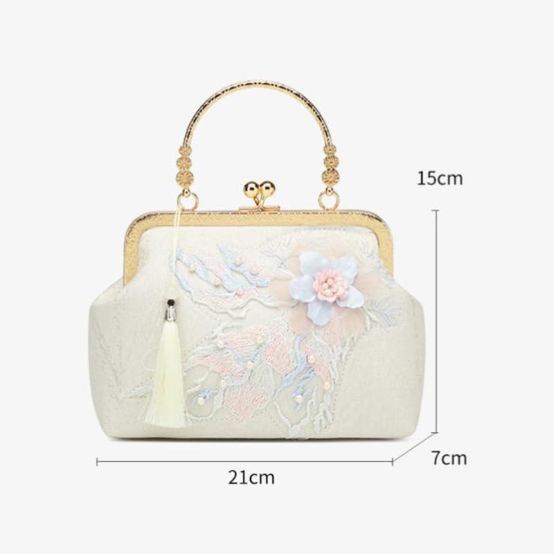 Vintage Elegant Rare Qipao Bag Fashion Versatile Embroidered Traditional Handbag