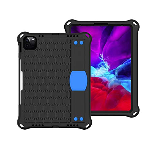 Coque iPad Air 11 antichoc robuste avec poignée anti chute noire