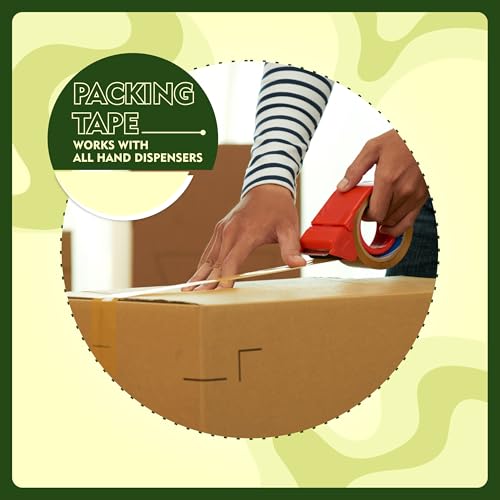 Image of YAJNAS BOPP Packaging Tape | 48 mm x 35 Meter (2 Inch x 35 Meter) | Packing Tape Rolls, Heavy Duty Tape, Cello Tape for Packaging, Decorating & DIY- 50 Micron, Brown, Pack of 72