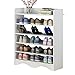 FCXBQ Regał na buty 5/6-warstwowy, odporny na kurz, prosty regał magazynowy z szufladą, wejście do łazienki oszczędza miejsce (wymiary: 60 x 25 x 90 cm)