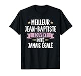 Une idée de cadeau personnalisé avec prénom Jean-Baptiste pour jeune homme, cadeau prenom Jean-Baptiste beau frère, frangin, beau père, papa, papy, collègue ou copain. Un cadeau drôle et rigolo pour la fête des pères qui contient un message humoristique.