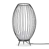 LOS DETALLES - Dispone de una fuente luminosa y una fuente de luz LED fija (3000 K, blanco cálido) o un casquillo E27 (puede utilizar cualquier bombilla E27 de hasta 15 W).