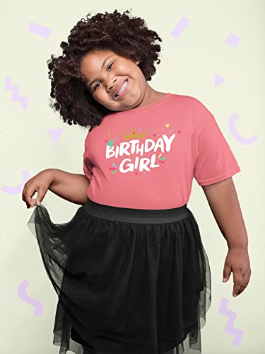 Image of Birthday Girl Shirt Crown 1st First 2nd Two 3rd 4th 5th Toddler Birthday Outfit