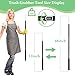 Frebuta Trash Poker Stick Pickup, 48In Trash Picker Upper Grabber Heavy Duty Sponge Handle Grabbers for Seniors Stainless Steels Tip Yard Trash Pickup Stick Extra Long Debris Nabber Litter
