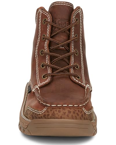 Justin Men's 5" Corbett Lace-Up Moc Waterproof Work Boot Alloy Toe - Se2534