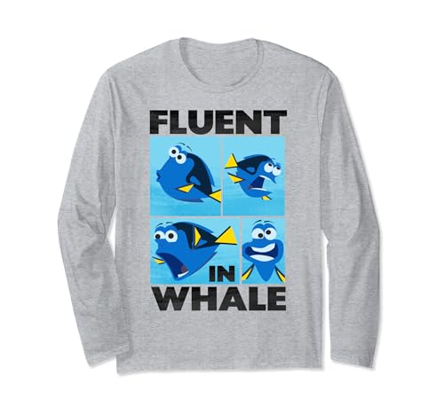 T-shirt Finding Dory manche longue idée cadeau anniversaire motif Pixar baleine