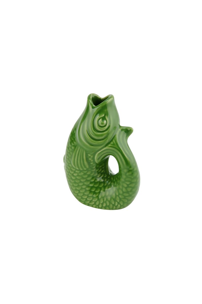 Vase poisson en faïence Monsieur Carafon XS, cadeau déco original